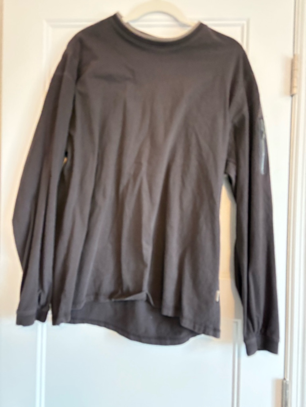 Kuhl long sleeve shirt, brown, size XL